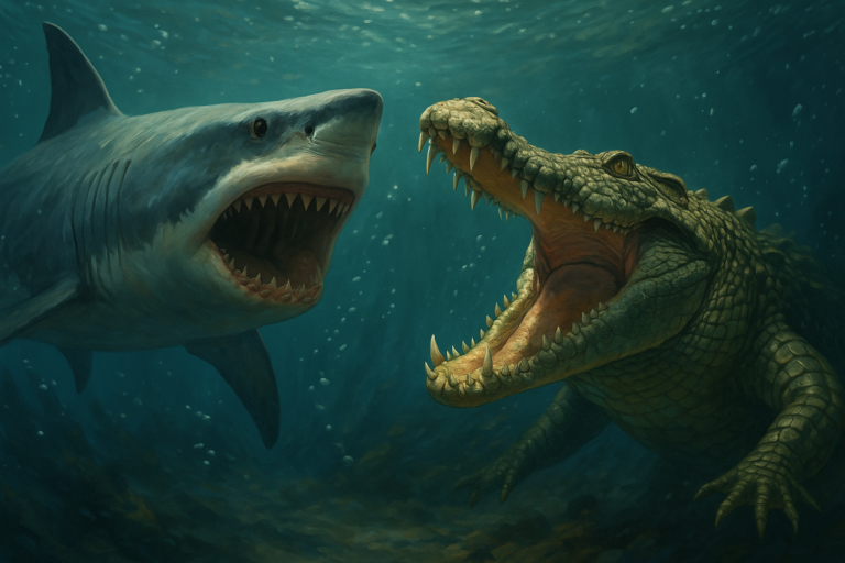 requin vs crocodile