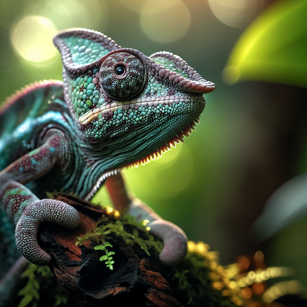 Fiche espèce : Caméléon de flap-neck