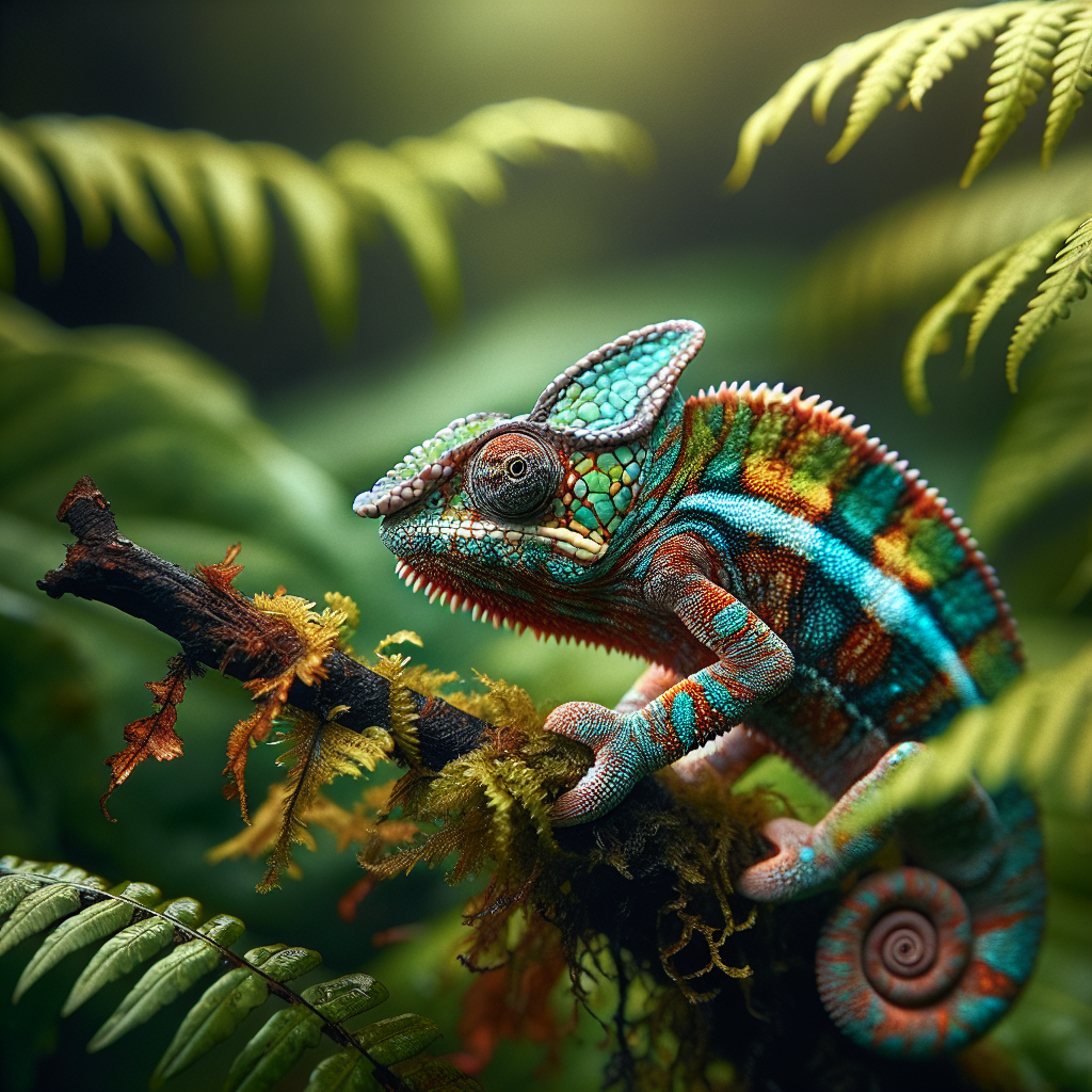 Fiche espèce : Caméléon nain de Fischer