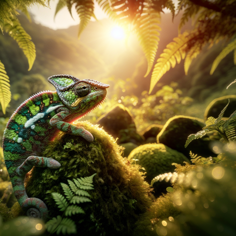 Fiche espèce : Caméléon tapis