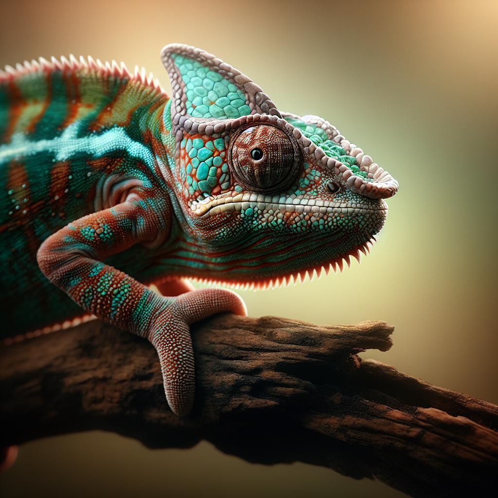 Fiche espèce : Caméléon à bandes latérales