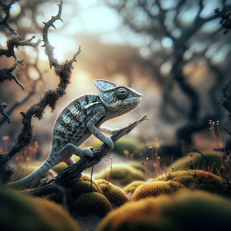 Fiche espèce : Caméléon à capuchon