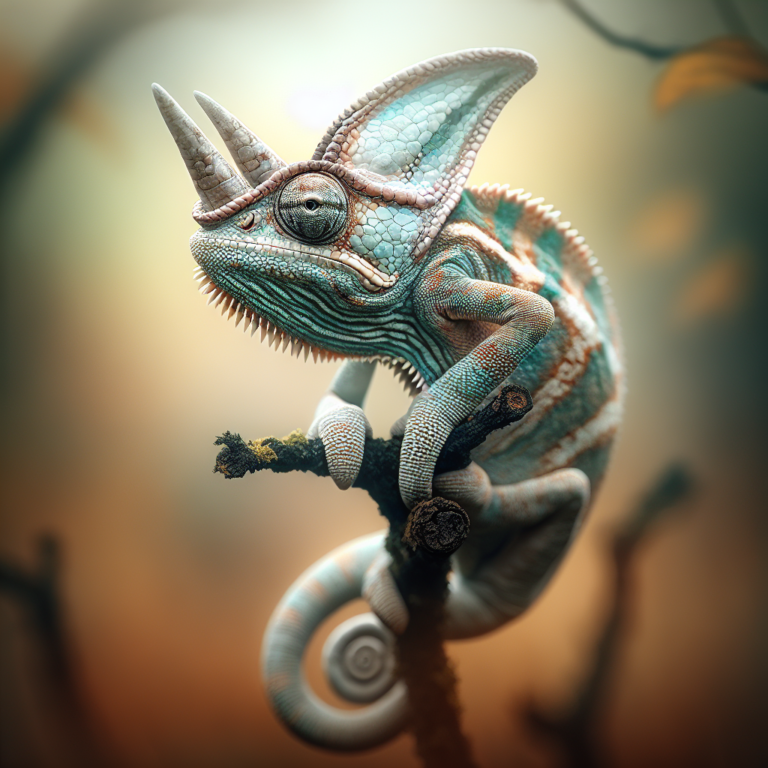 Fiche espèce : Caméléon à quatre cornes