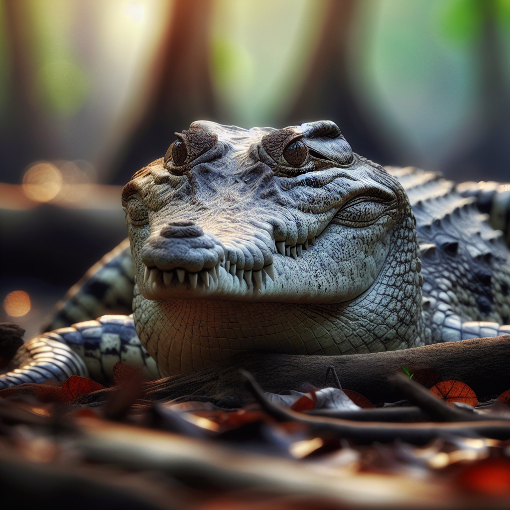 Fiche espèce : Crocodile à front large