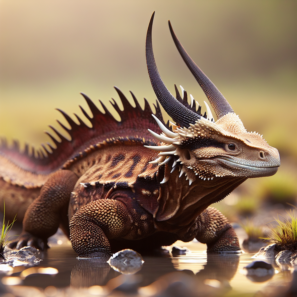 Fiche espèce : Dragon bicornu