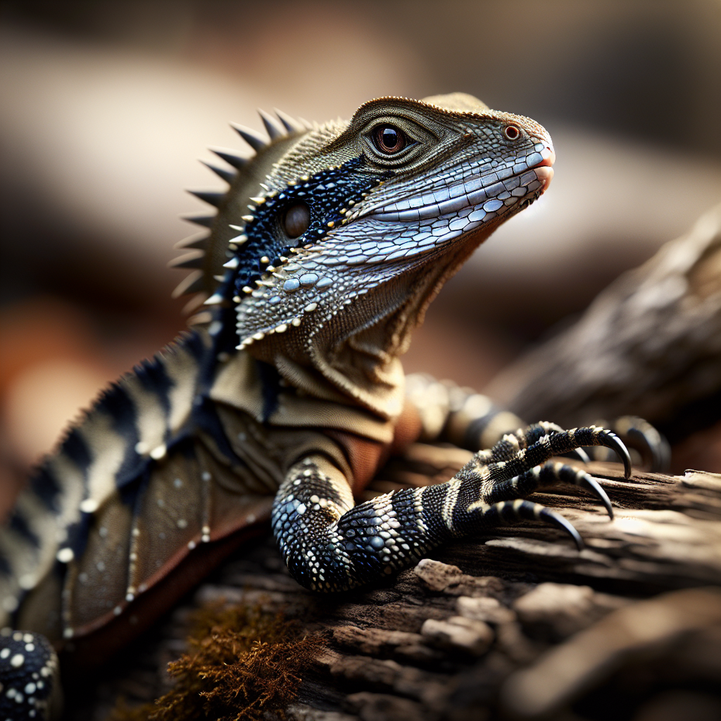 Fiche espèce : Dragon d'eau australien