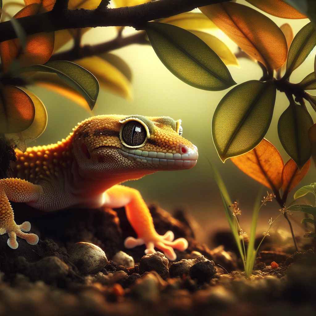 Fiche espèce : Gecko doré