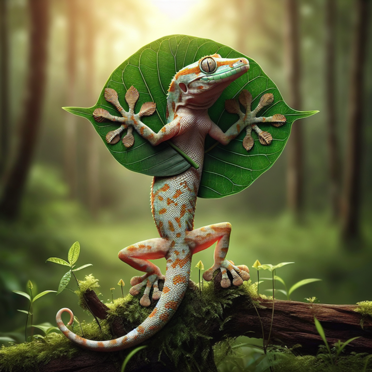 Fiche espèce : Gecko à doigts de feuille