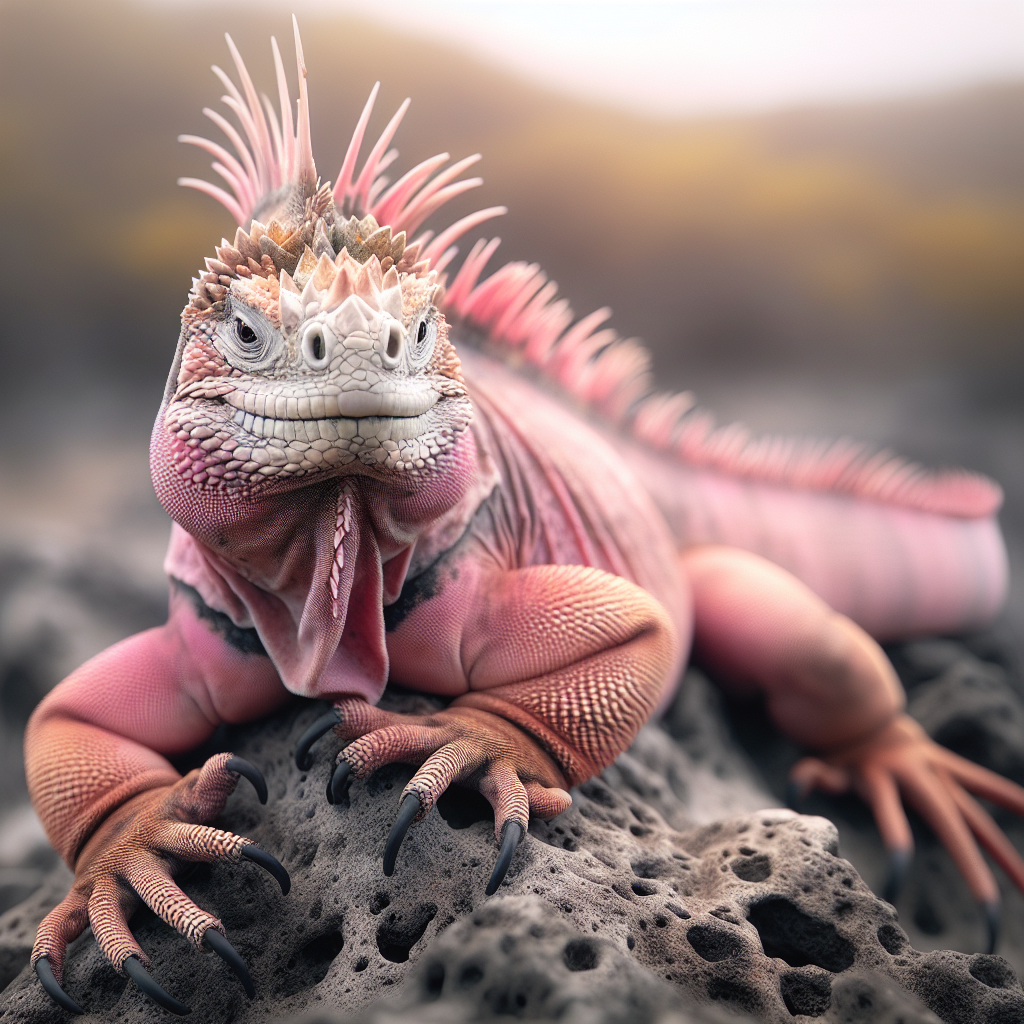 Fiche espèce : Iguane rose des Galápagos