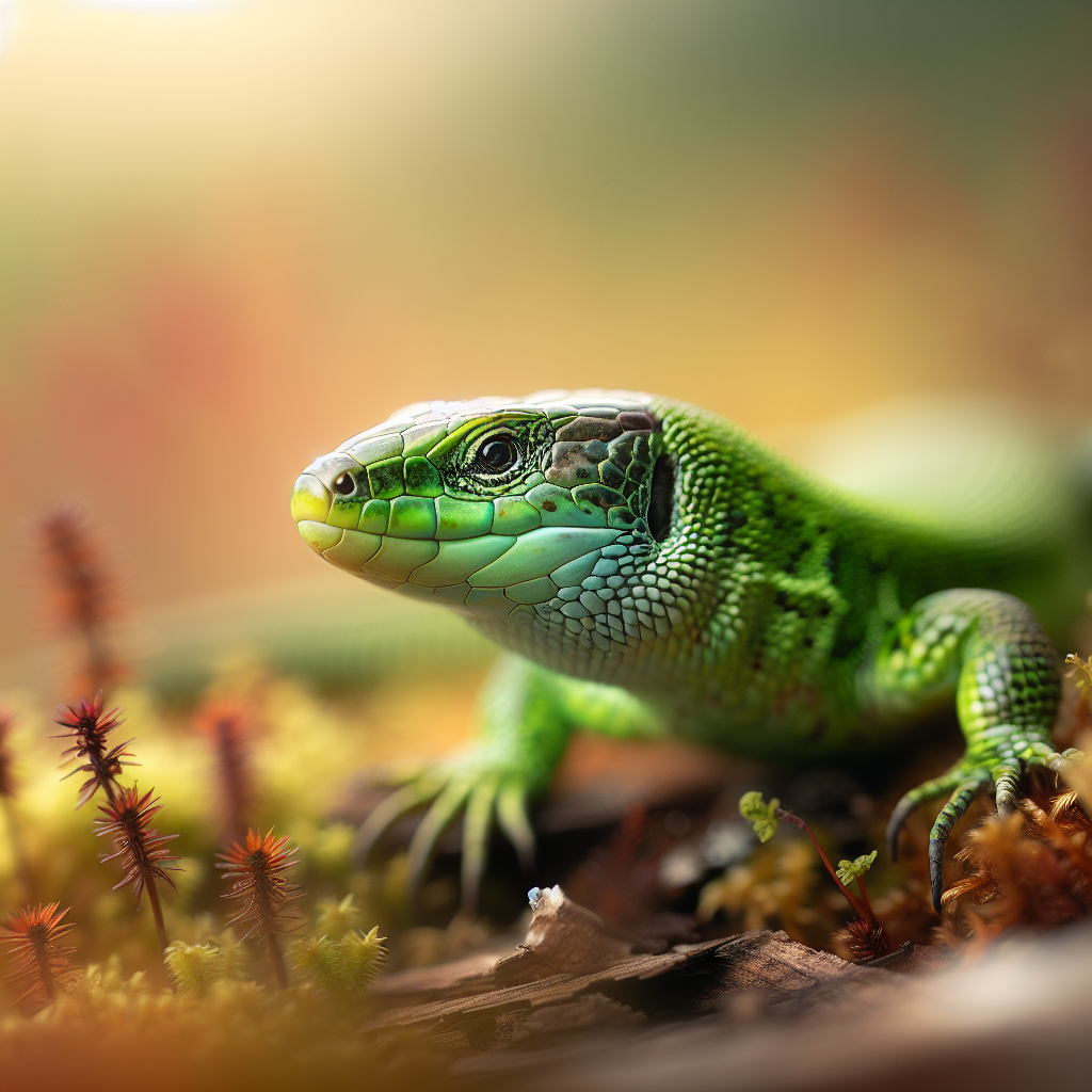 Fiche espèce : Lézard vert
