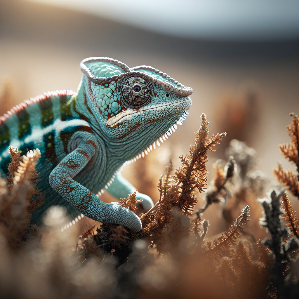 Fiche espèce : Caméléon velu