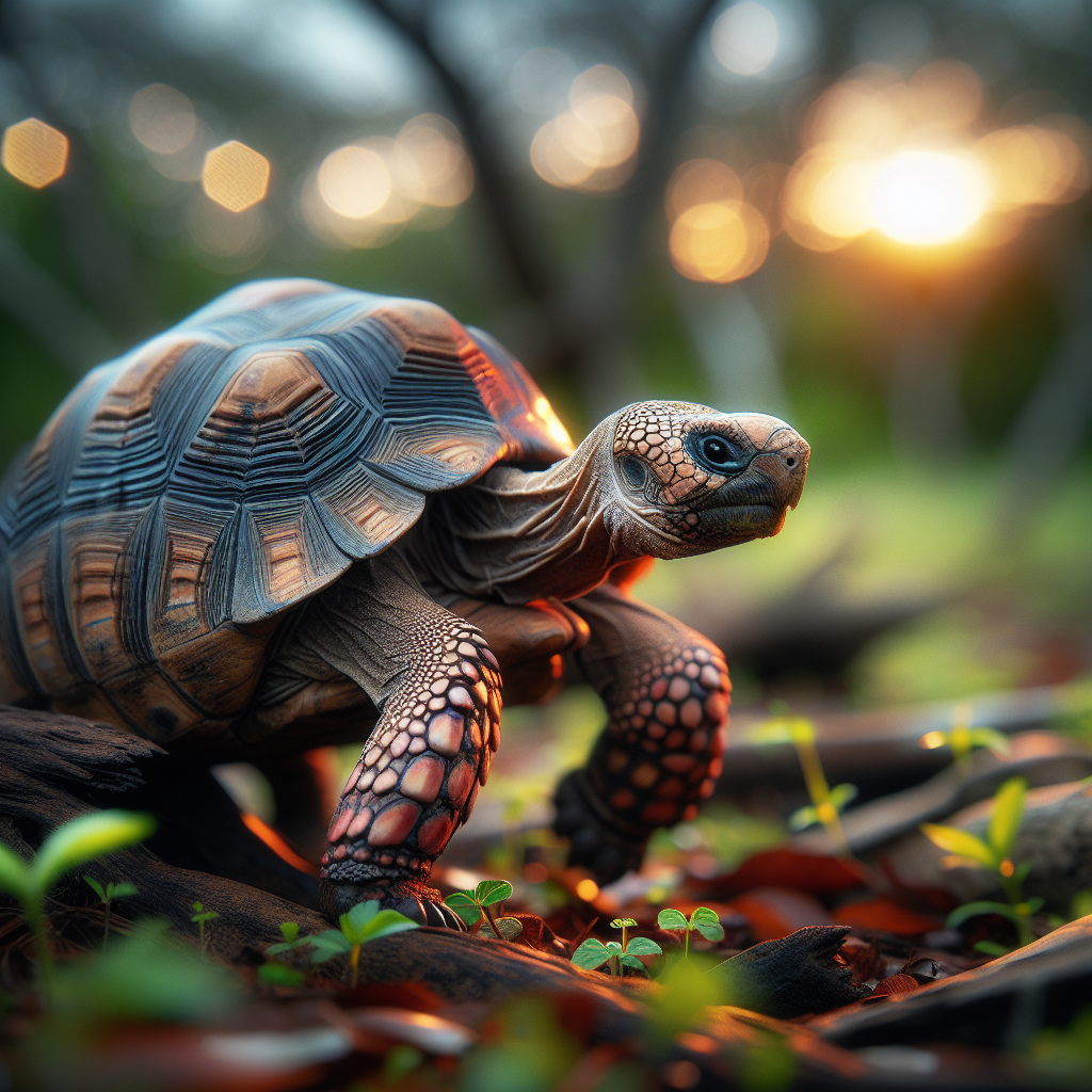 Fiche espèce : Tortue charbonnière à pattes rouges