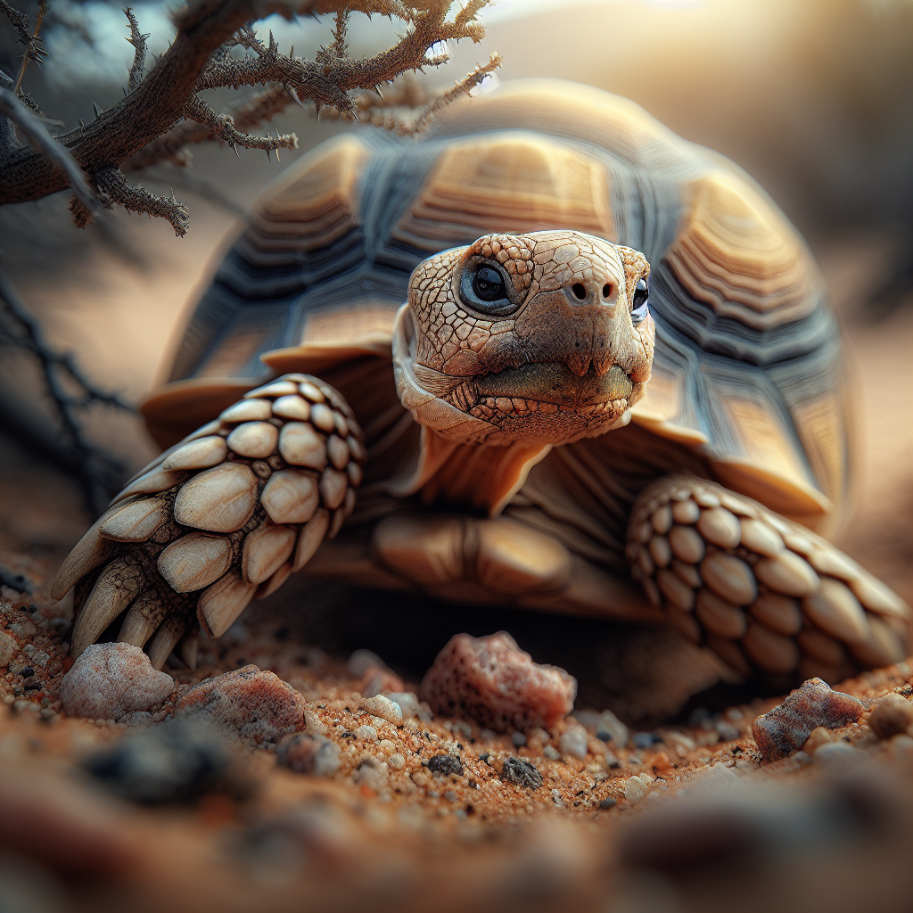 Fiche espèce : Tortue du désert