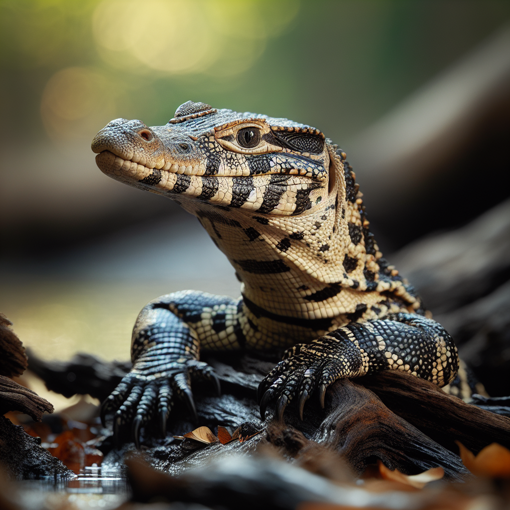 Fiche espèce : Varan crocodile