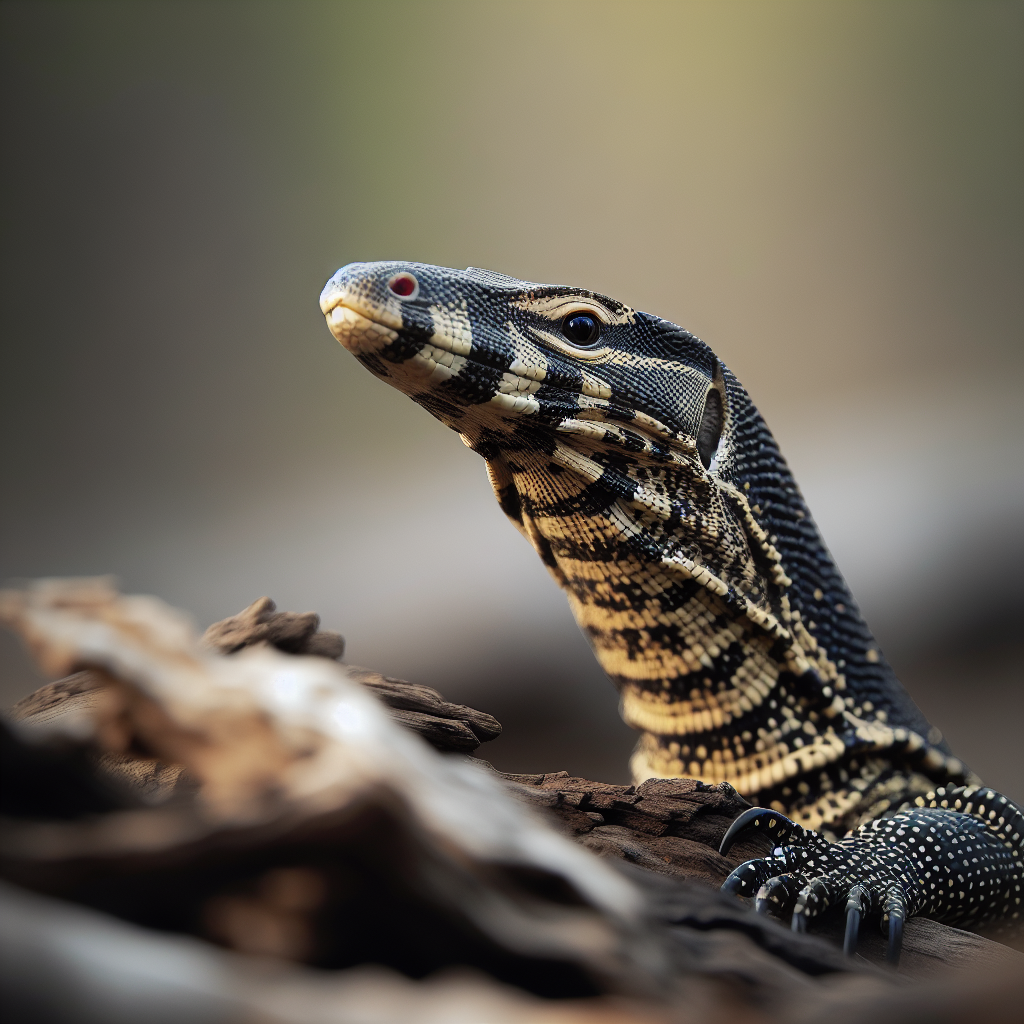 Fiche espèce : Varan d'eau de Mertens