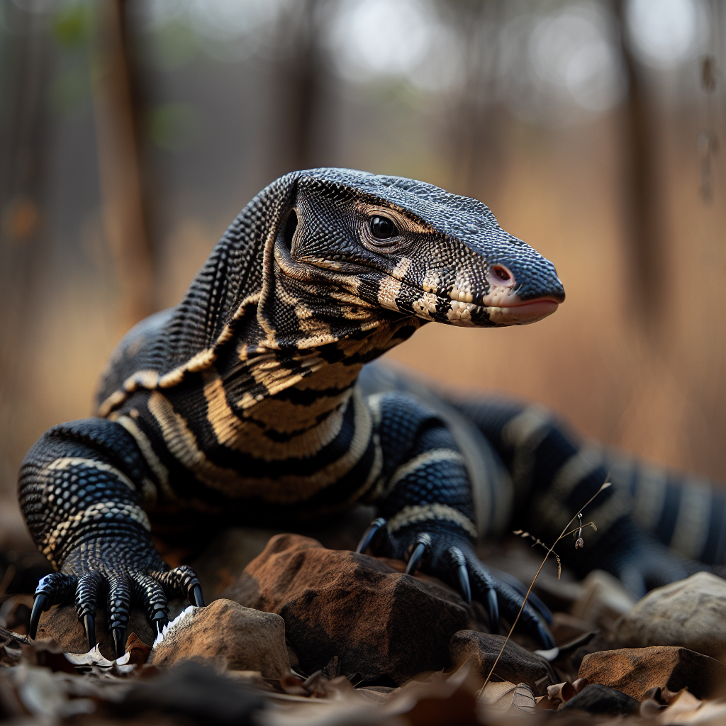 Fiche espèce : Varan noir