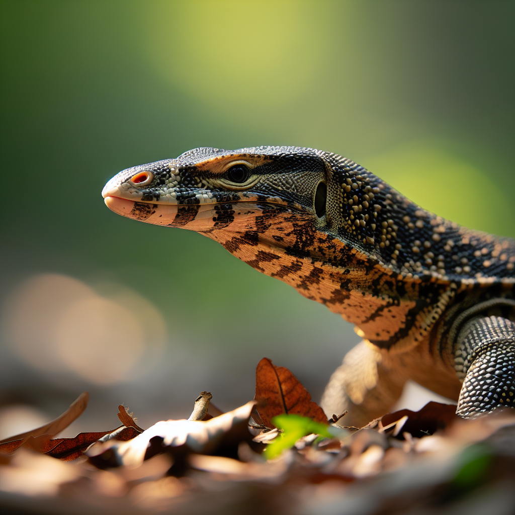 Fiche espèce : Varan perlé