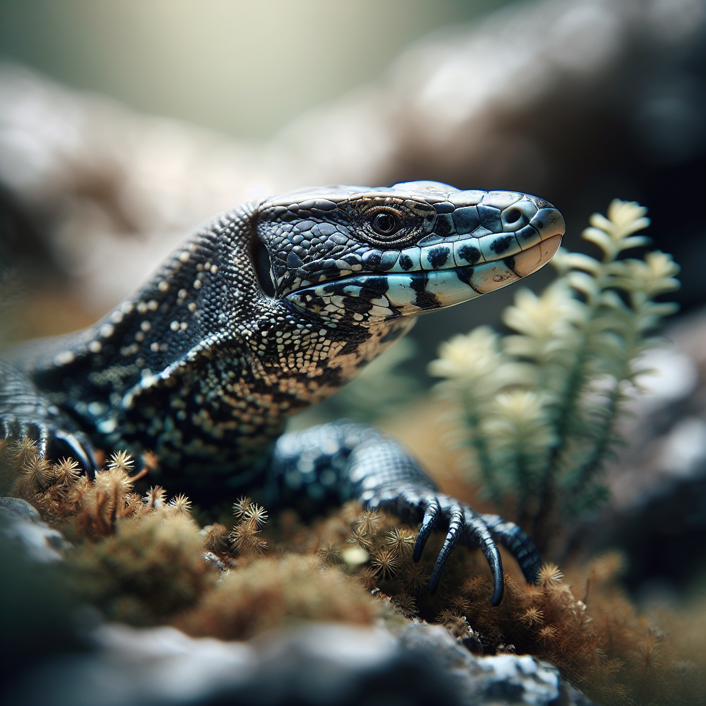 Fiche espèce : Varan à points bleus