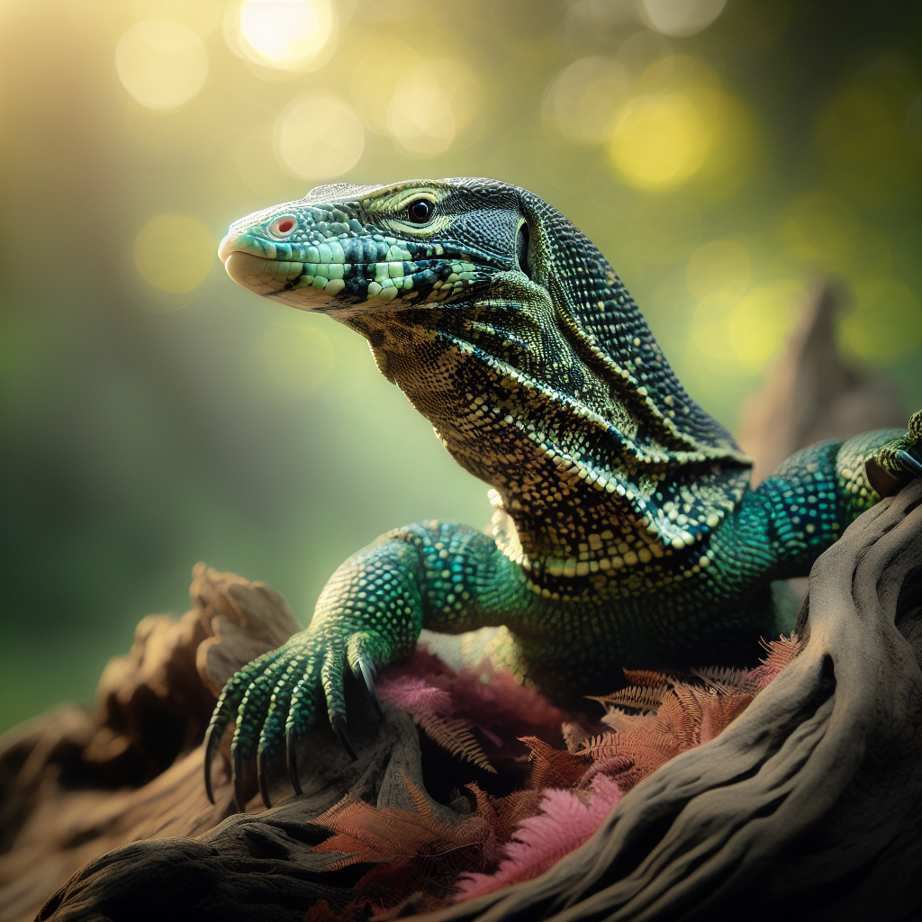 Fiche espèce : Varan émeraude