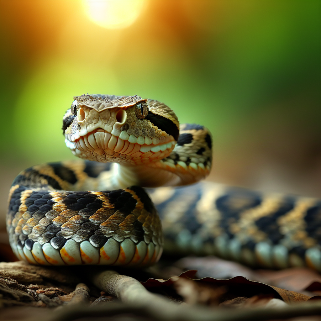 Fiche espèce : Vipère du Gabon